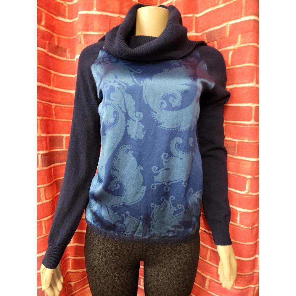 Altea Made in Italy virgin wool/Cashmere/silk Women's pullover sweater Top M #W7
